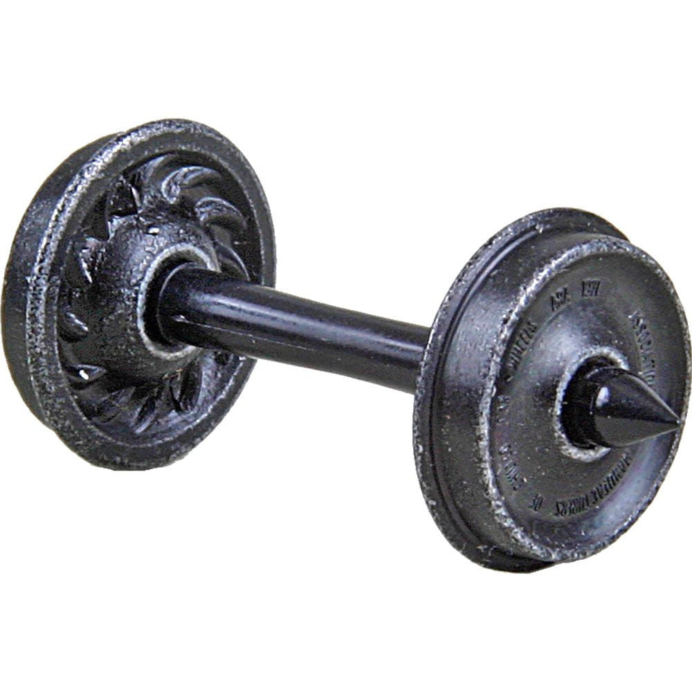 #533 HO Scale 33" Diameter Ribbed Back Metal Code 88 Semi-Scale Wheels - Freight and Passenger