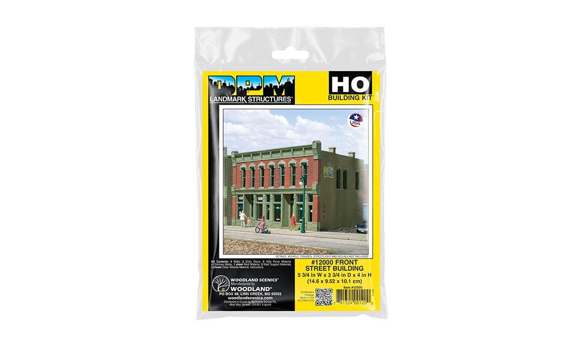 12000 Front Street Building - HO Scale Kit