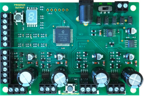 153 Q-Snap DCC Control: 4 twin coil type switch machines