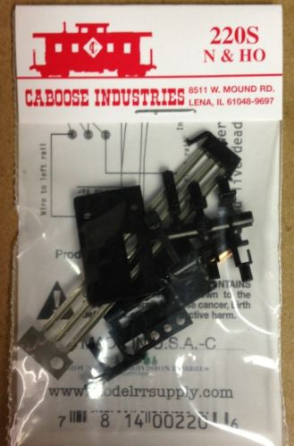 220S Sprung w/contacts, .165" travel for HO and N