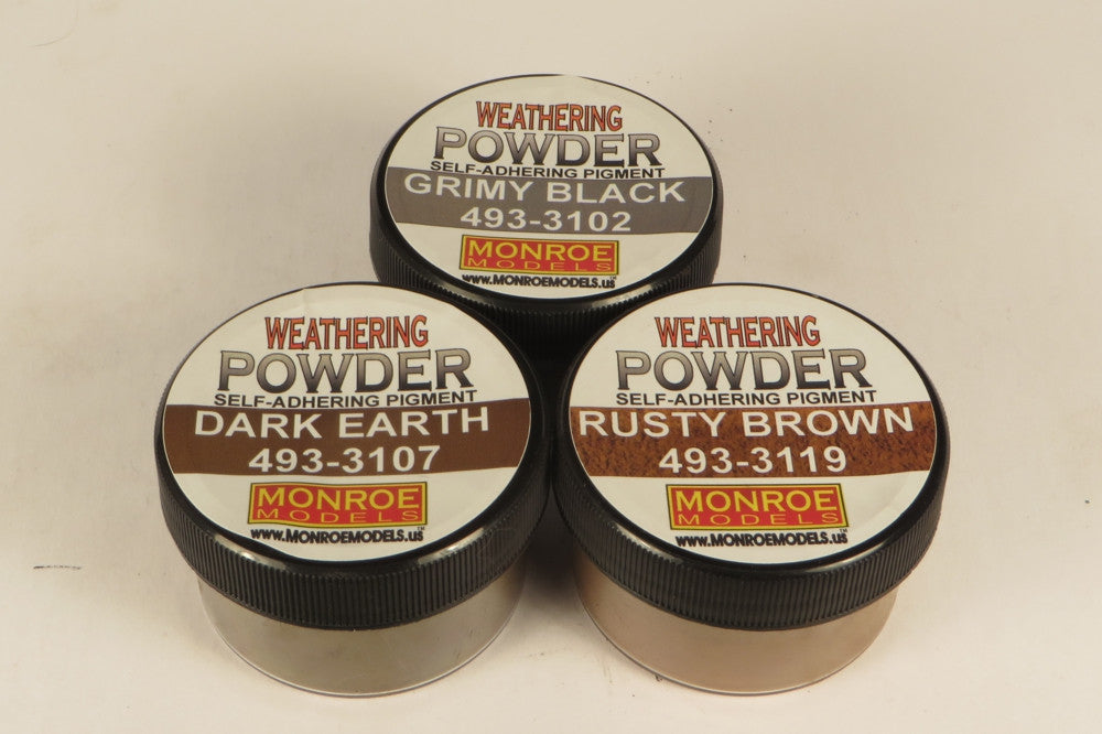 Monroe Models 2912 Weathering Powder Set - Grit & Grime