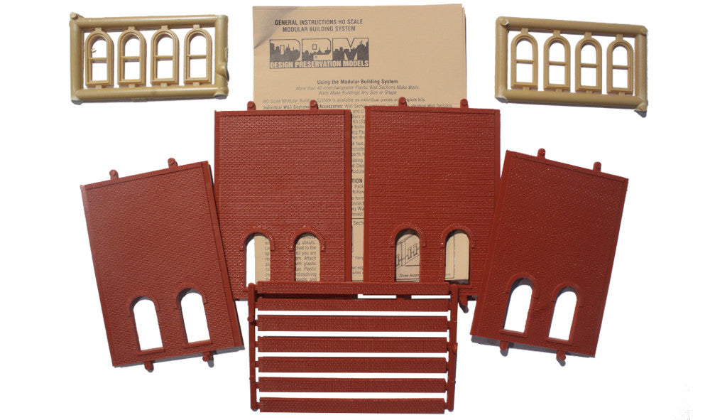 Two-Story Arched 2-Window - Low | 4pk