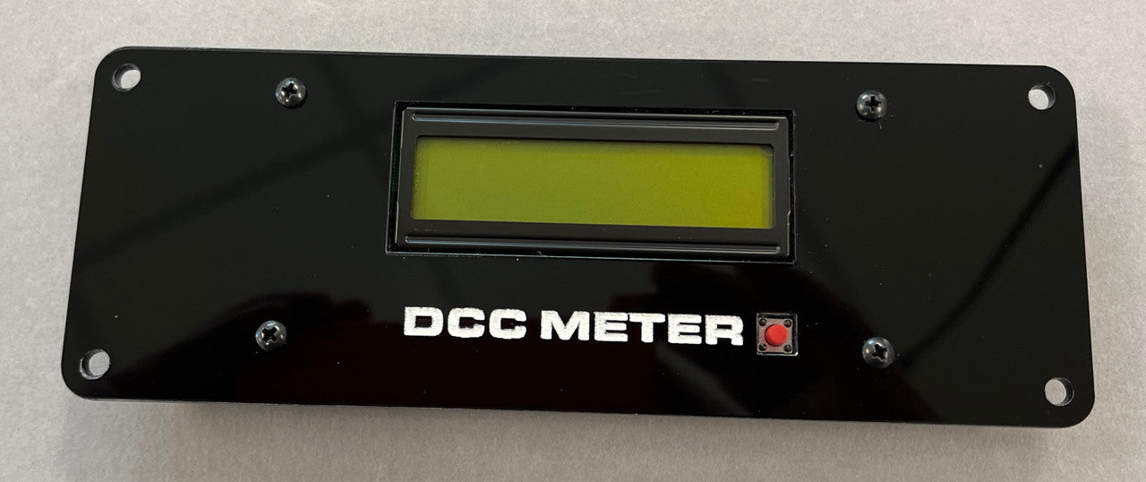 328 Fascia Panel with hardware for use with DCC Meter/ Packet Analyzer