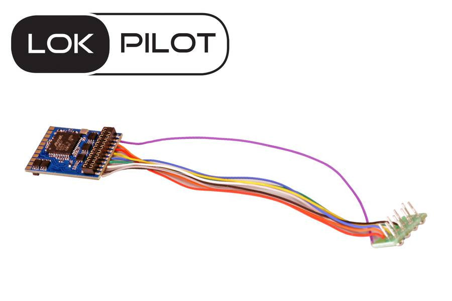 ESU 59610 LokPilot 5 DCC/MM/SX/M4 Mobile Decoder 8 Pin harness plug NEM652