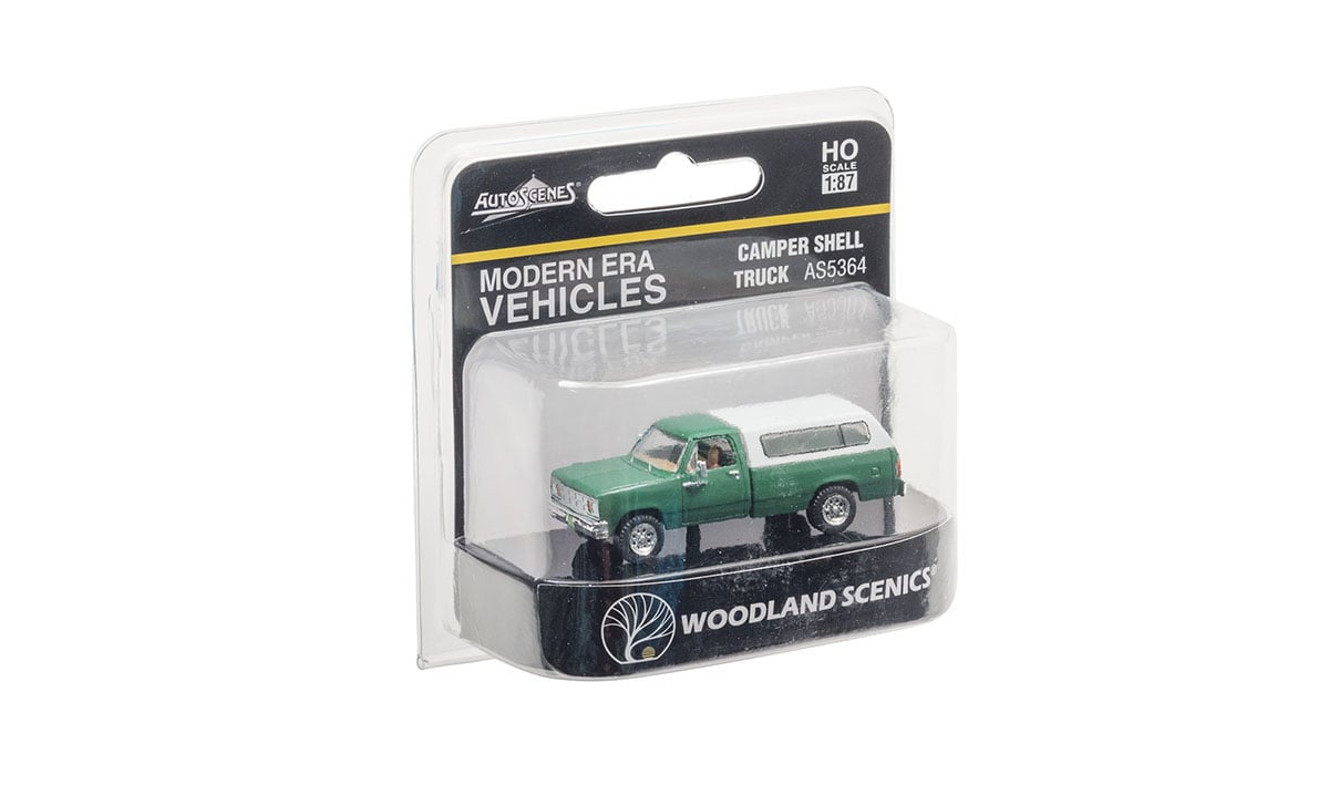 JP5364 Camper Shell Truck - HO Scale | Just Plug