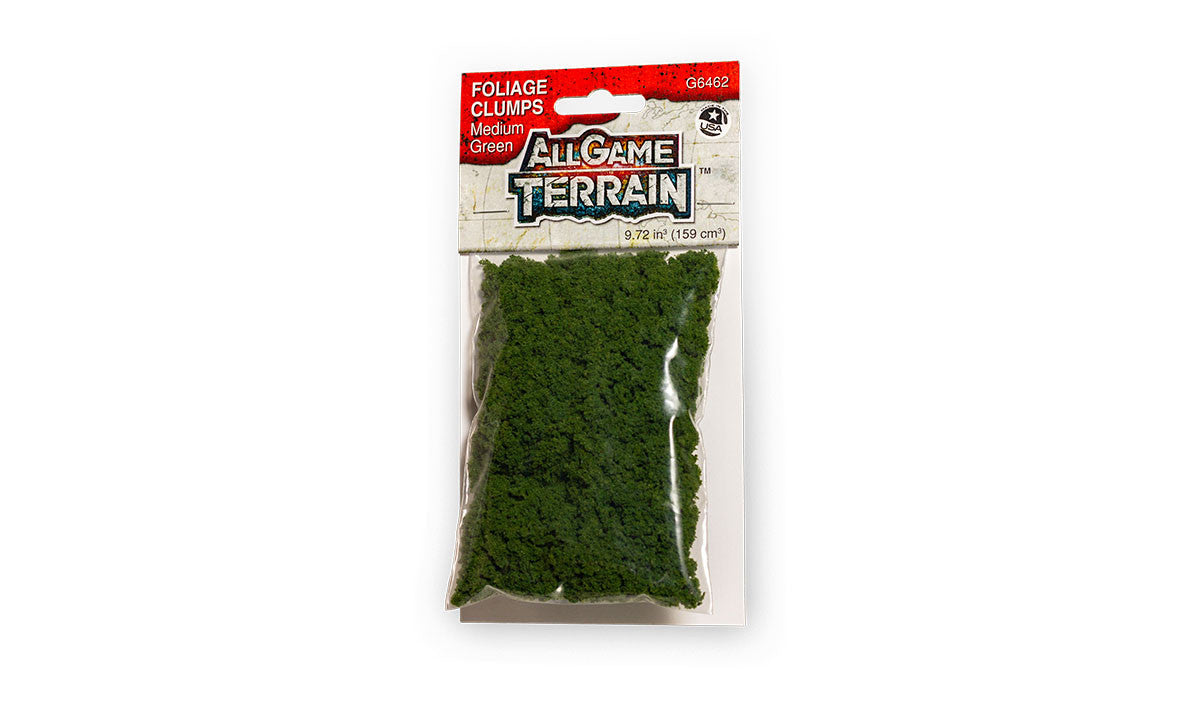 G6461 All Game Terrain | Foliage Clumps | Medium Green