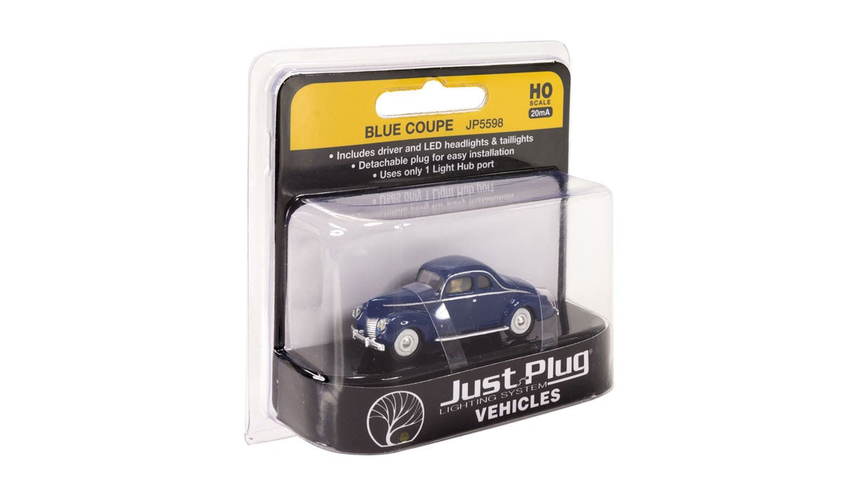 JP5598 Blue Coupe - HO Scale | Just Plug
