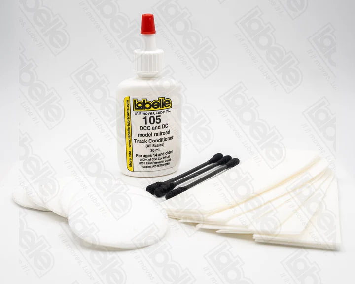 105 DC & DCC Track Cleaner and Conditioning Full Kit