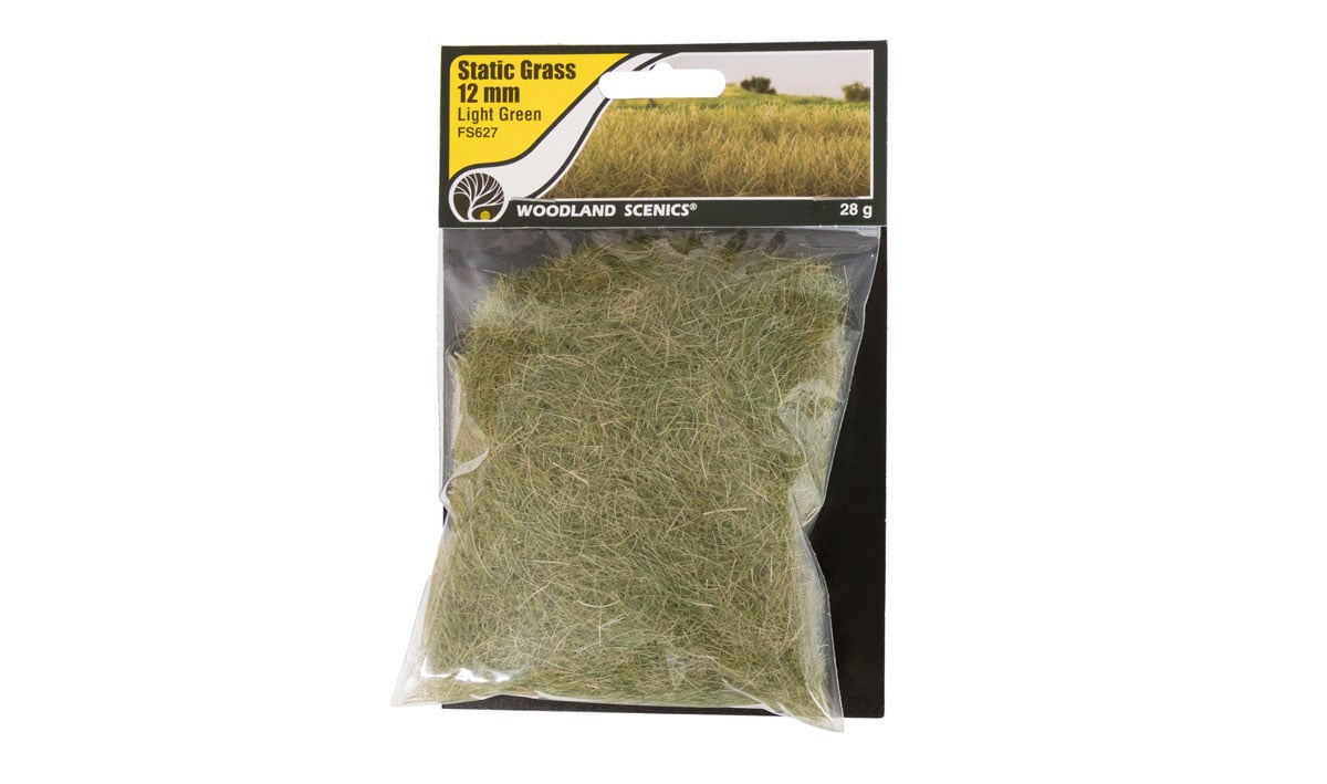 FS627 Static Grass - 12mm Light Green