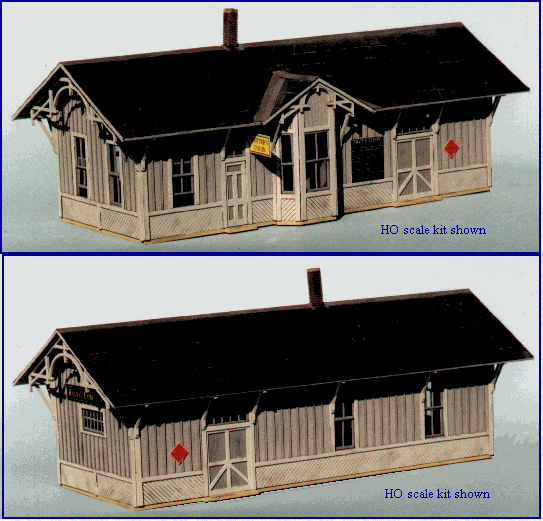 185 HO C&O Depot - Laser Cut Kit