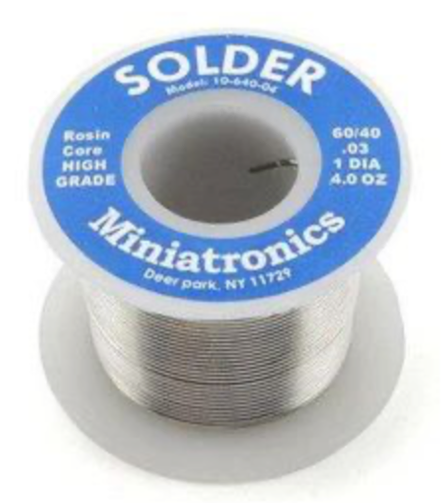 Miniatronics 10-640-04 Rosin Core Solder 60/40 | 4oz spool