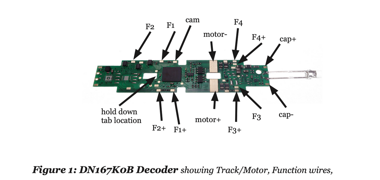 Digitrax DN167K0B Mobile Decoder