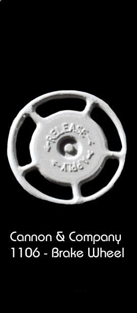 1108 Cast Brake Wheel - 22 Inch (scale)