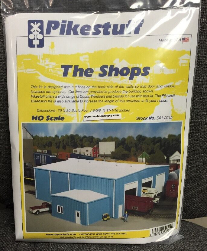 15 HO "The Shops" with add-on office (Kit)