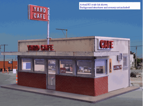 2006 HO Yard Cafe / Hiway Cafe - Laser cut kit