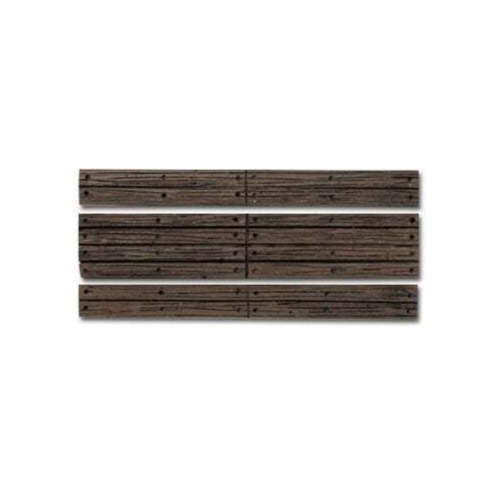 Woodland Scenics C1147 Wood Plank Grade Crossing - 2 Sets with shims - HO scale