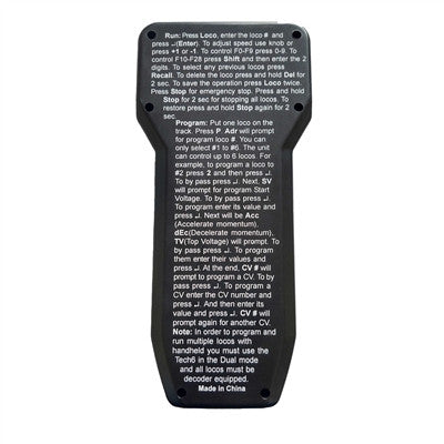 1203 Tech 6 DC/DCC Handheld