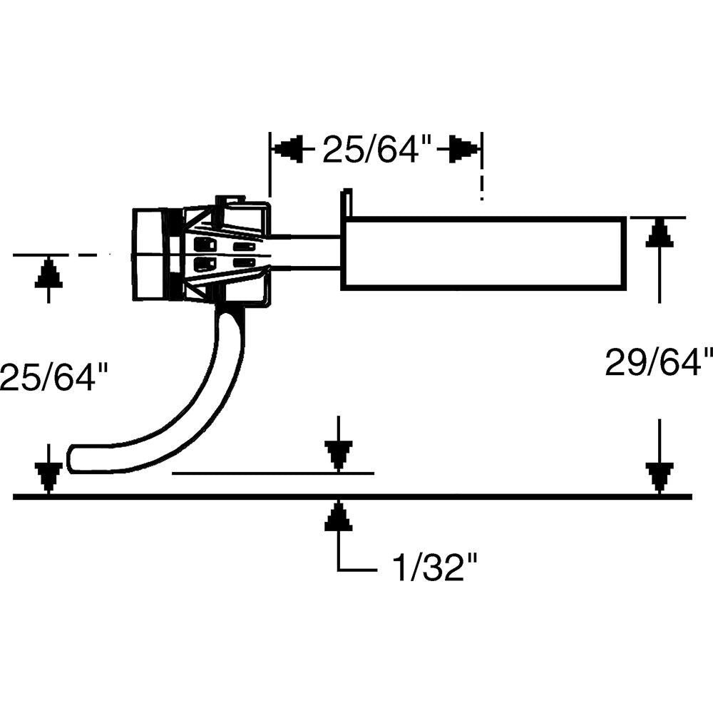 Kadee #156 HO Scale Whisker® Scale Metal Couplers with Gearboxes - Long (25/64") Centerset Shank