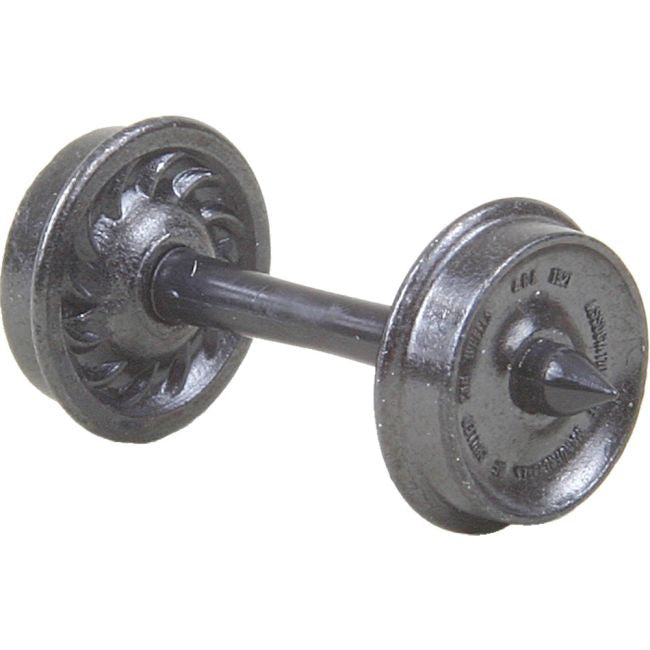 #523 HO Scale 33" Diameter Ribbed Back Metal Code 110 Wheels - Freight and Passenger