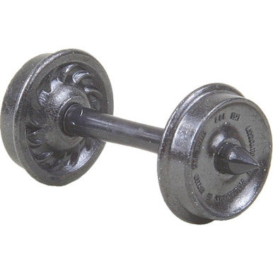 #523 HO Scale 33" Diameter Ribbed Back Metal Code 110 Wheels - Freight and Passenger
