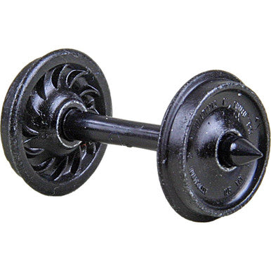 #531 HO Scale 36" Diameter Ribbed Back Metal Code 88 Semi-Scale Wheels - Freight and Passenger