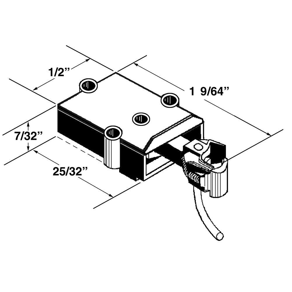 Kadee 740 O Scale Type E Medium Centerset Metal Couplers with Metal Gearboxes