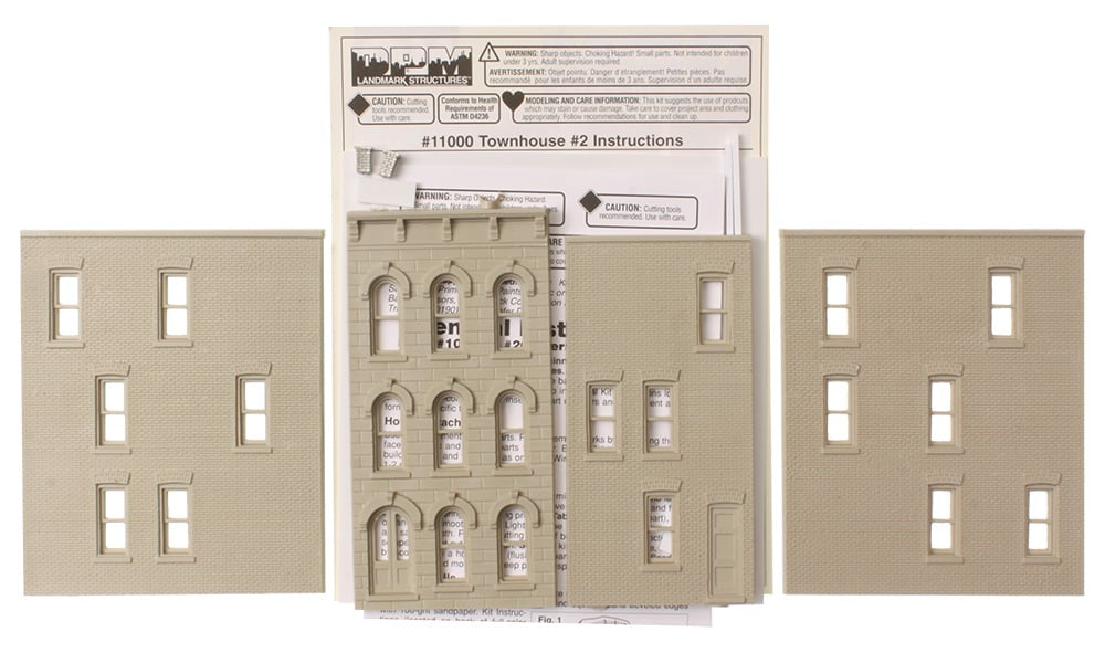 Townhouse #2 - HO Scale Kit