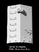 1154 EMD Blank Long Hood Ends (2) -2 50 60 70 Series