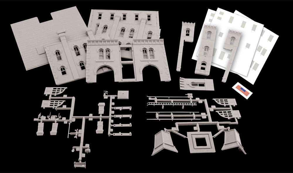 Fire Station No. 3 - HO Scale Kit