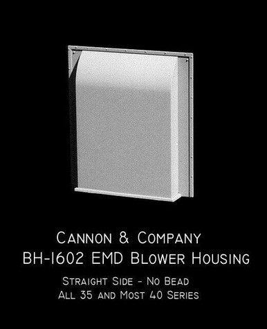BH-1602 EMD Blower Housing - Straight No bead
