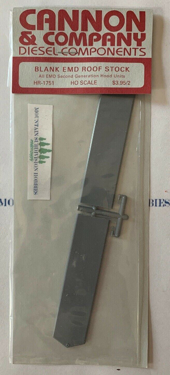 HR-1751 EMD Blank Roofstock (pkg/2)