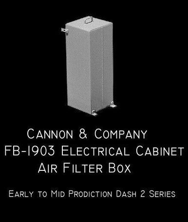 FB-1903 EMD Electrical Cabinet Air Filter Box