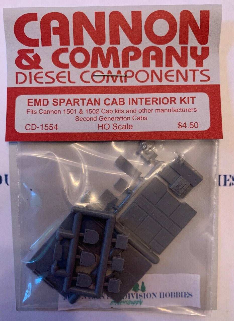 CD-1554 HO Cab Interior Kit for 1501 1502