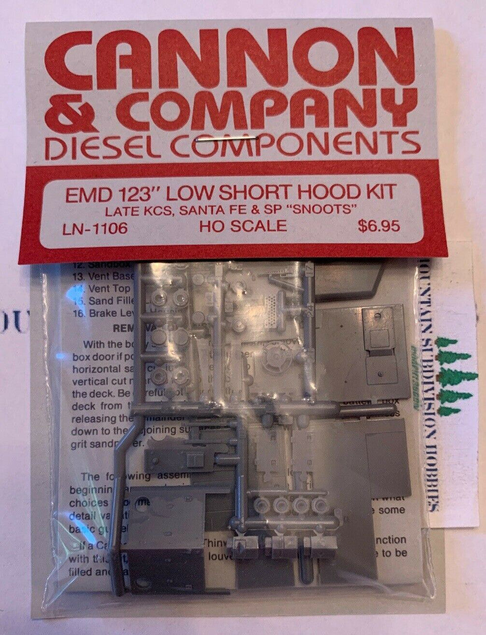 LN-1106 123" EMD Low Short Hood