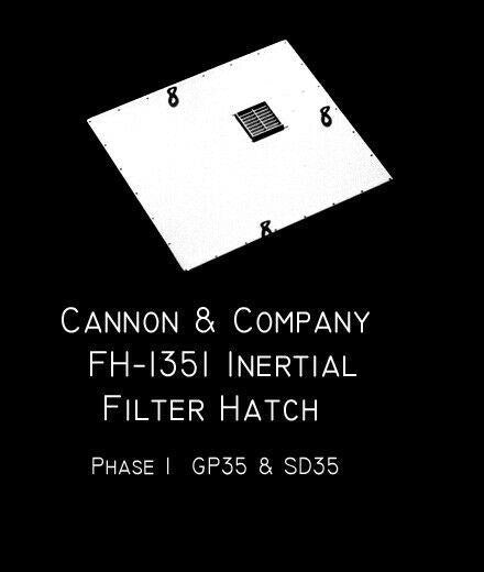 FS-1351 Inertial Filter Hatch / Dust Bin GP/SD35
