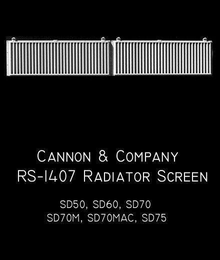 RS-1407 Radiator Screen SD50/60/70/70MAC/75