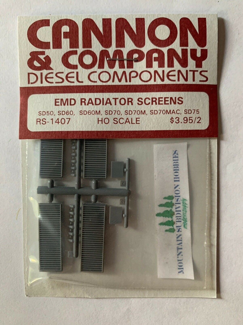 RS-1407 Radiator Screen SD50/60/70/70MAC/75