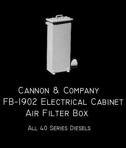 FB-1902 EMD Electrical Cabinet Air Filter Box