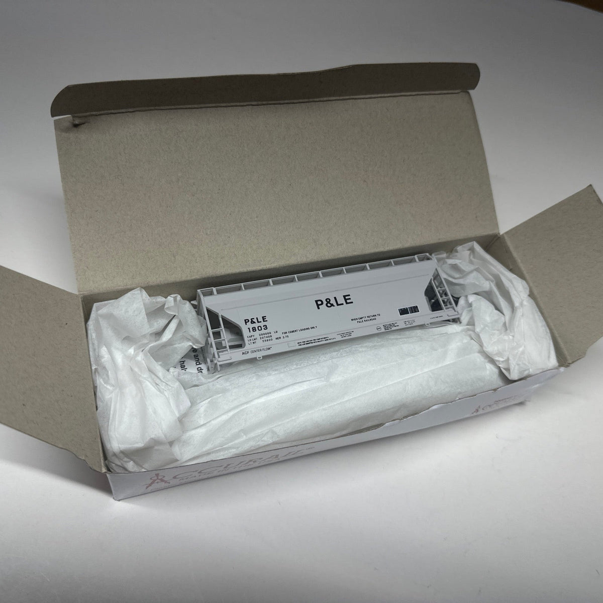 2222 HO ACF 2-Bay Covered Hopper P&LE #1803 | Kit