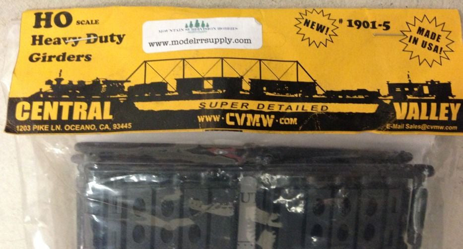 1901-5 HO Heavy Duty Punched Window Bridge Girders