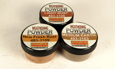 Monroe Models 2911 Weathering Powders Kit  -  Rust & Dust