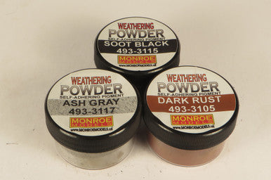 Monroe Models 2913 Weathering Powder Set  - Grime & Rust