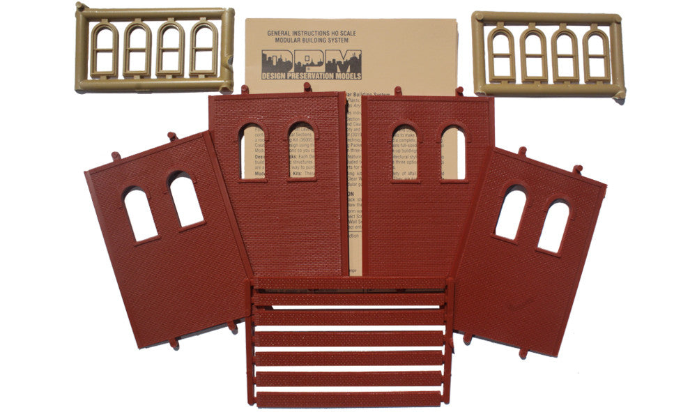 Two-Story Arched 2-Window - High | 4pk