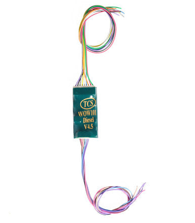 TCS 1530 WOW101-Diesel | DCC Sound Decoder | V4.5 | 9 Pin & wires