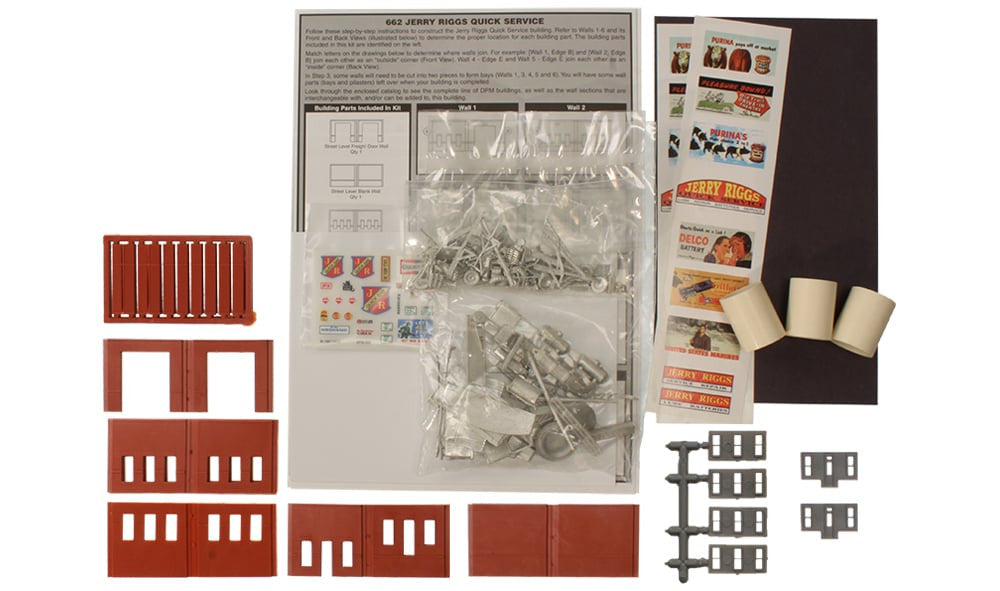 Jerry Riggs Quick Service - N Scale Kit | DPM Gold