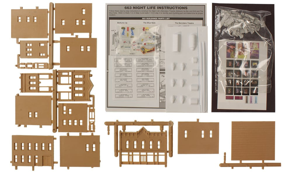 Night Life - N Scale Kit | DPM Gold