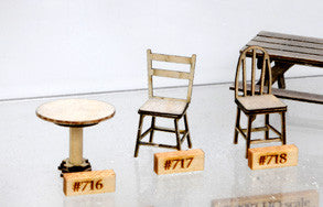 718 O Bent Back Chairs 8pk