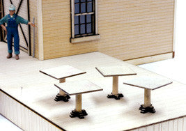 720 O Square Top Table 4pk