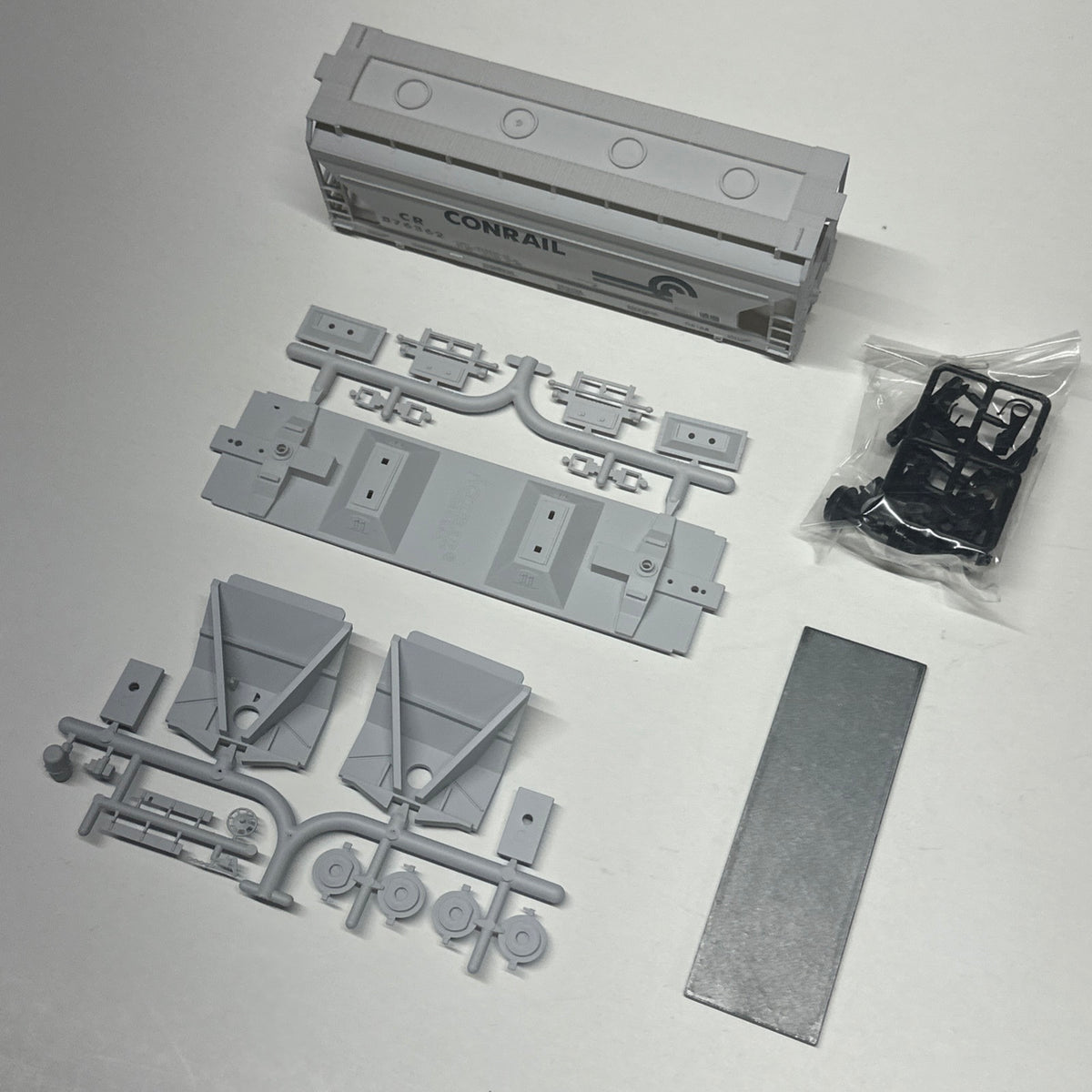 2223 HO ACF 2-Bay Covered Hopper Conrail CR #876362 | Kit