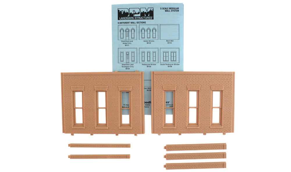Rectangular Window Wall | O scale